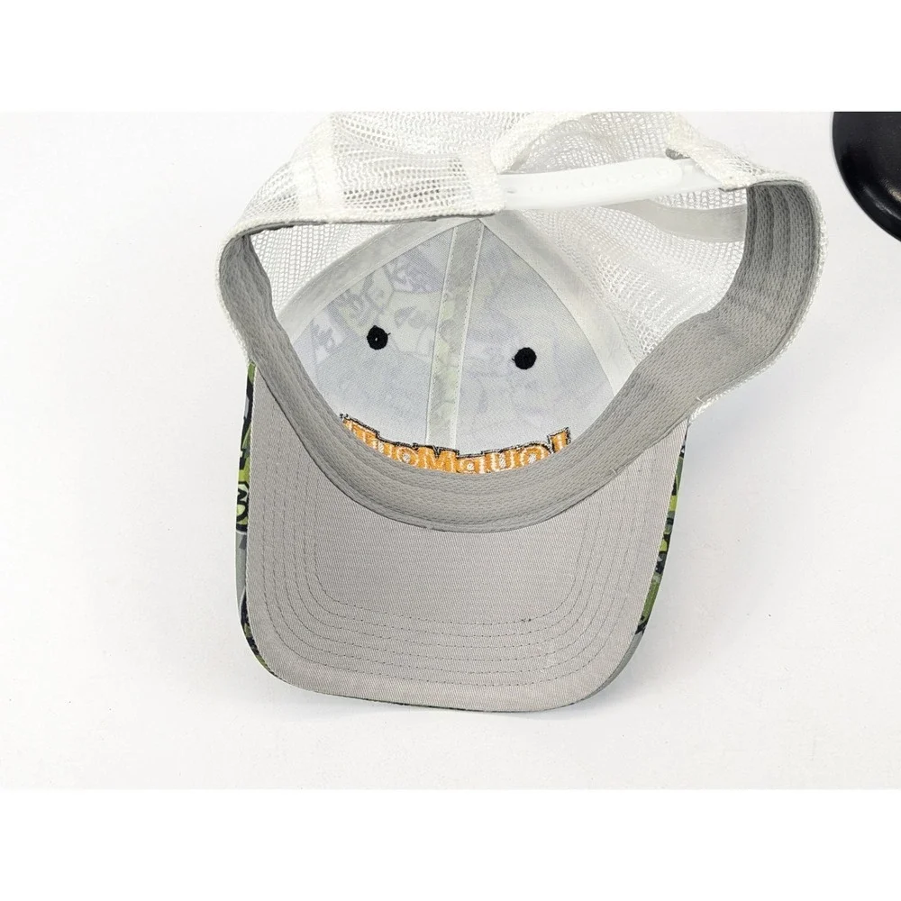 Loudmouth Golf LM Hat Trucker Snapback Cap Graffiti‎ Green Yellow Came To Win
